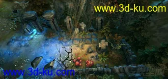 unity3d 游戏场景模型　完整的的图片