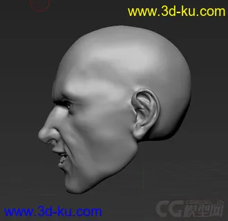 3D打印模型男人头，ZPR 文件的图片
