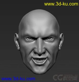 3D打印模型男人头，ZPR 文件的图片