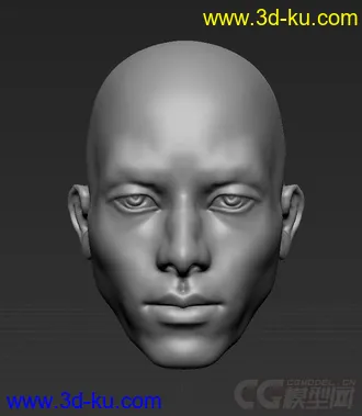 3D打印模型男人头,ZPR文件的图片