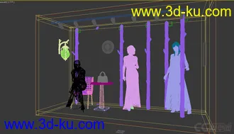 3D打印模型橱窗的图片