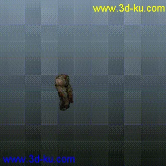 泰坦模型加骨骼绑定，动画一套的图片