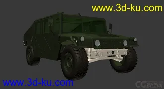 3D打印模型军用车的图片
