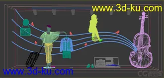 3D打印模型橱窗的图片