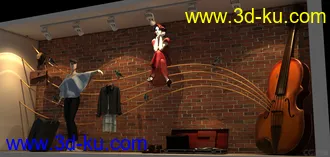 3D打印模型橱窗的图片