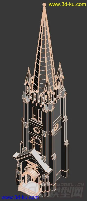 3D打印模型塔楼的图片