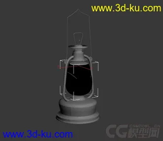 几个 烛台 煤油灯 模型的图片