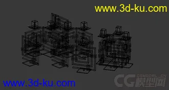 几个 烛台 煤油灯 模型的图片