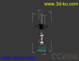 几个 烛台 煤油灯 模型的图片