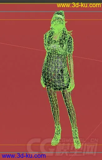 3D打印模型大长腿的美女的图片