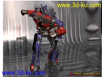 3D打印模型带绑定动画的擎天柱的图片