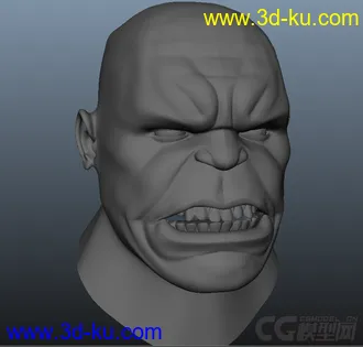 3D打印模型绿巨人的图片