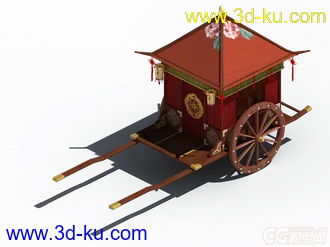 3D打印模型游戏场景  轿子  车 车轿的图片