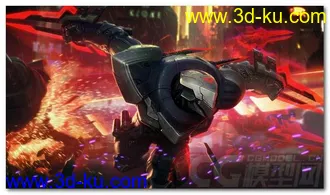 合金装备 劫——模型带绑定的图片