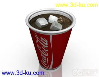 3D打印模型一杯可乐的图片