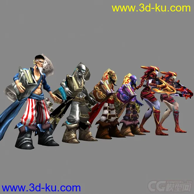 超酷英雄联盟全套模型，含各种人物皮肤模型和贴图的图片7
