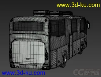 3D打印模型高精度大客车的图片