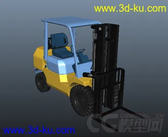 3D打印模型铲车 fbx 通用文件的图片
