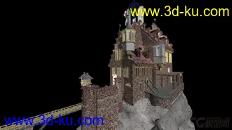 3D打印模型一个西方建筑~的图片