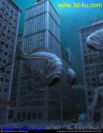 3D打印模型海底建筑的图片