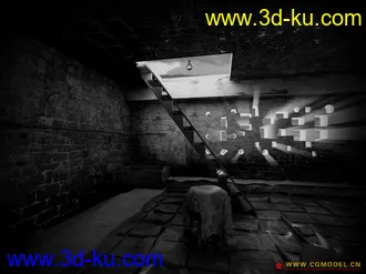3D打印模型失修小阁楼的图片