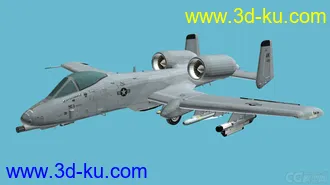 3D打印模型A10飞机的图片