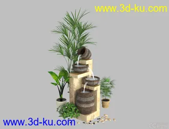 3D打印模型园林小品小情调的图片