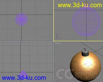 3D打印模型圣诞节小彩球1的图片
