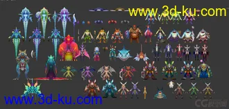 高精度游戏模型的图片