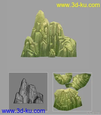3D打印模型山的图片