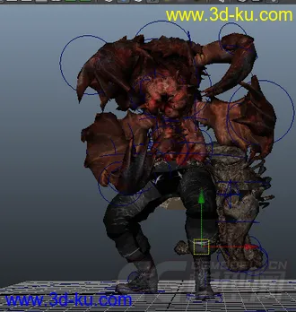 3D打印模型走跑玩一套动作的图片