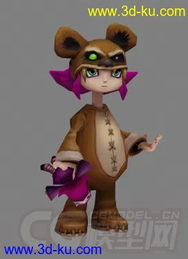 3D打印模型英雄联盟黑暗火女安妮带皮肤的图片