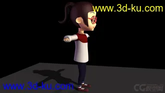 3D打印模型基础女孩 已初级绑定的图片
