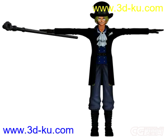 海贼王 海贼无双2 艾斯 角色模型的图片