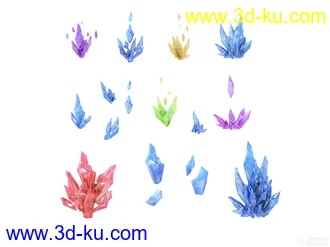 3D打印模型水晶组合的图片
