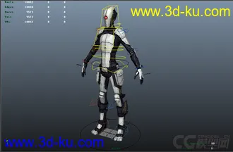 个人网上整理的练习K动画好用的绑定模型的图片