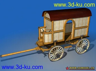 3D打印模型欧式马车的图片