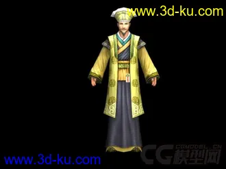 3D打印模型剑网npc商人的图片