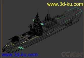 3D打印模型舰艇换积分的图片