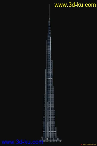 3D打印模型迪拜塔的图片