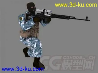 3D打印模型cs人物的图片