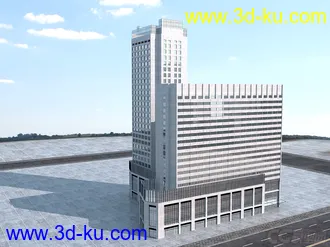 练习建的一个建筑模型，懒了不想往下做了，分享一下的图片
