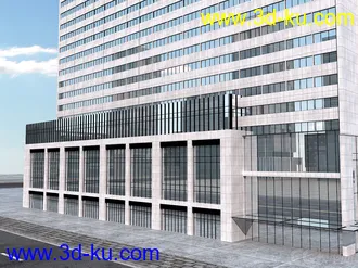 练习建的一个建筑模型，懒了不想往下做了，分享一下的图片