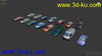 3D打印模型低面汽车分享1的图片