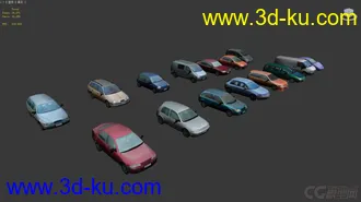 3D打印模型低面汽车分享1的图片