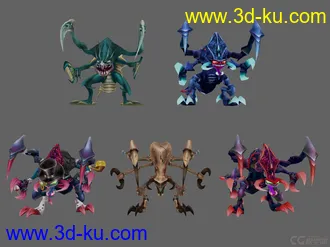 3D打印模型英雄联盟虚空恐惧科加斯的图片