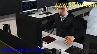 3D打印模型办公室场景的图片