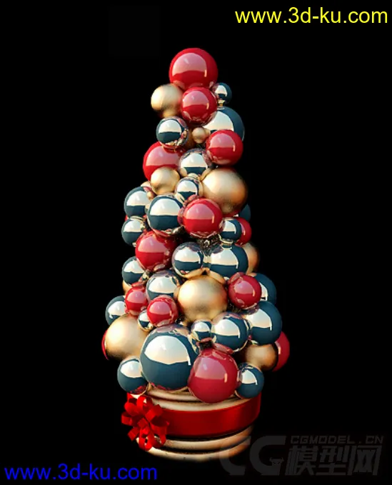 一个糖果圣诞树模型的图片1