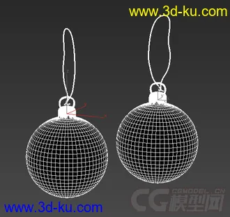 圣诞小球装饰模型的图片