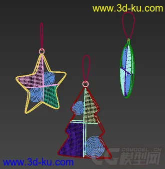 圣诞节挂饰模型的图片